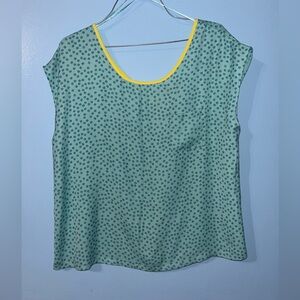 a.n.a. Women’s Blouse, large, blue